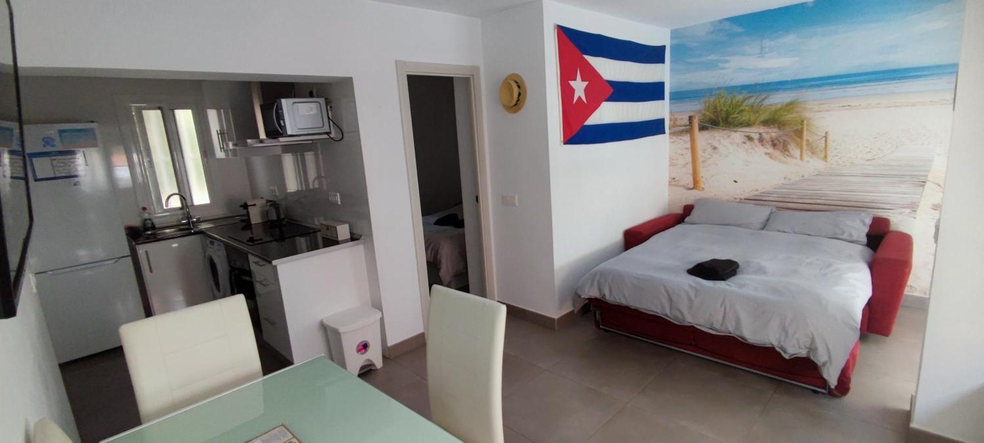 El Rinconcito Cubano En La Playa Appartement Almería Buitenkant foto