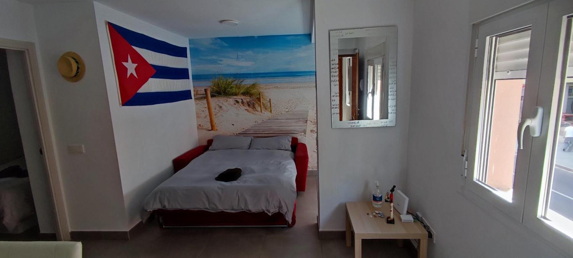 El Rinconcito Cubano En La Playa Appartement Almería Buitenkant foto