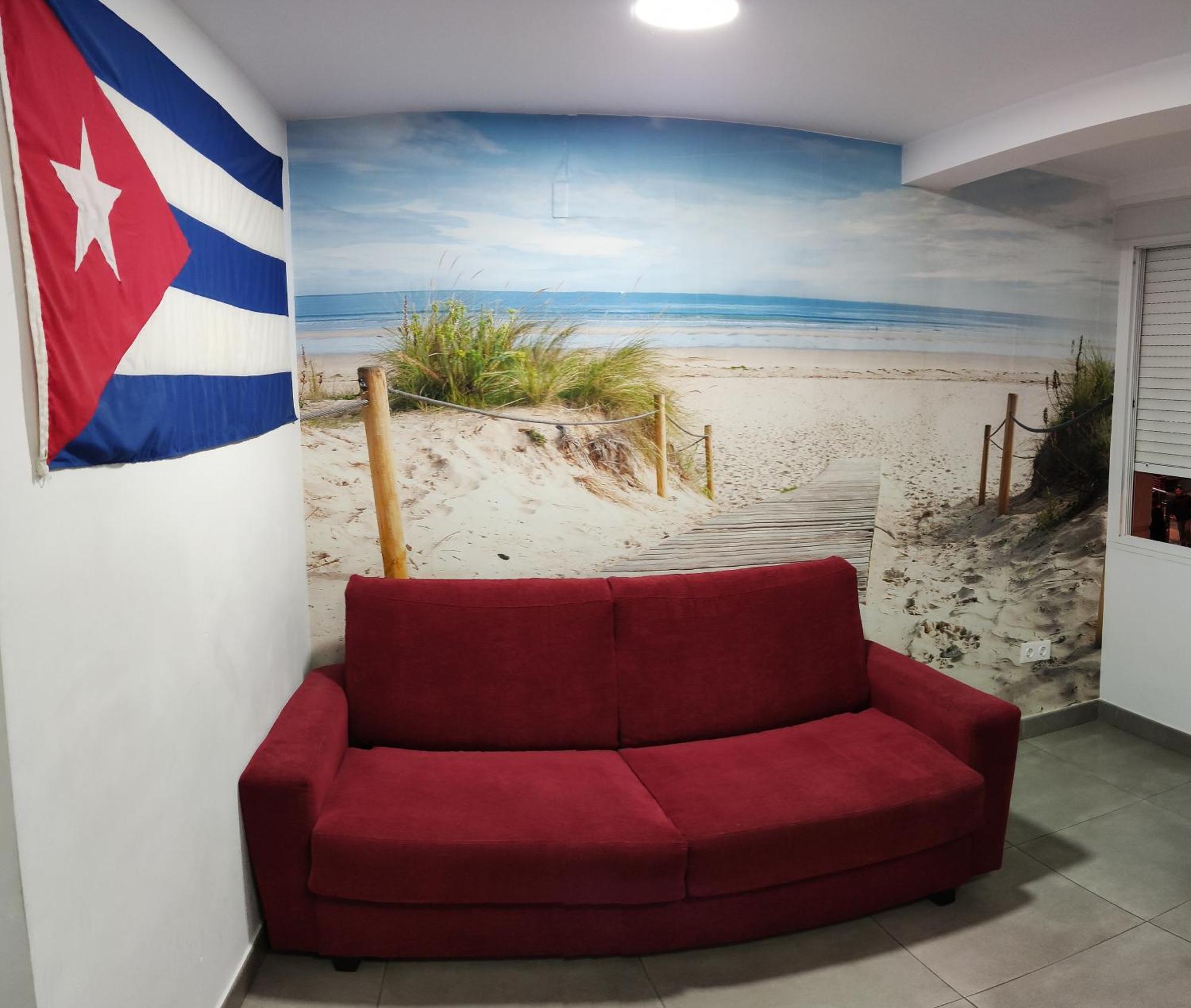 El Rinconcito Cubano En La Playa Appartement Almería Buitenkant foto